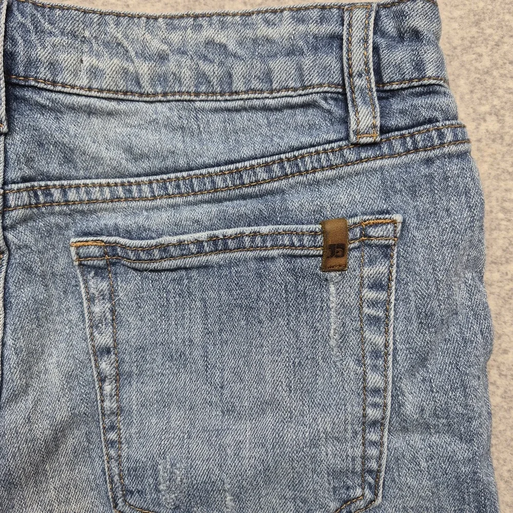 Joes Jeans Cutoff Denim Shorts Womens Distressed Raw Hem Light Wash Y2K Festival